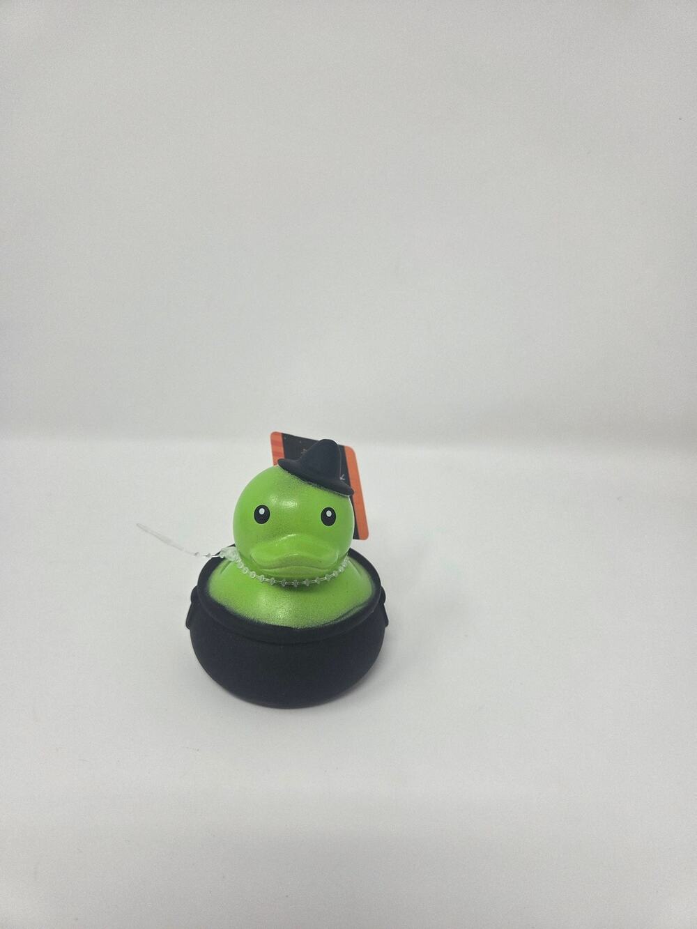 Green Witch Black Cauldron Halloween Rubber Duck